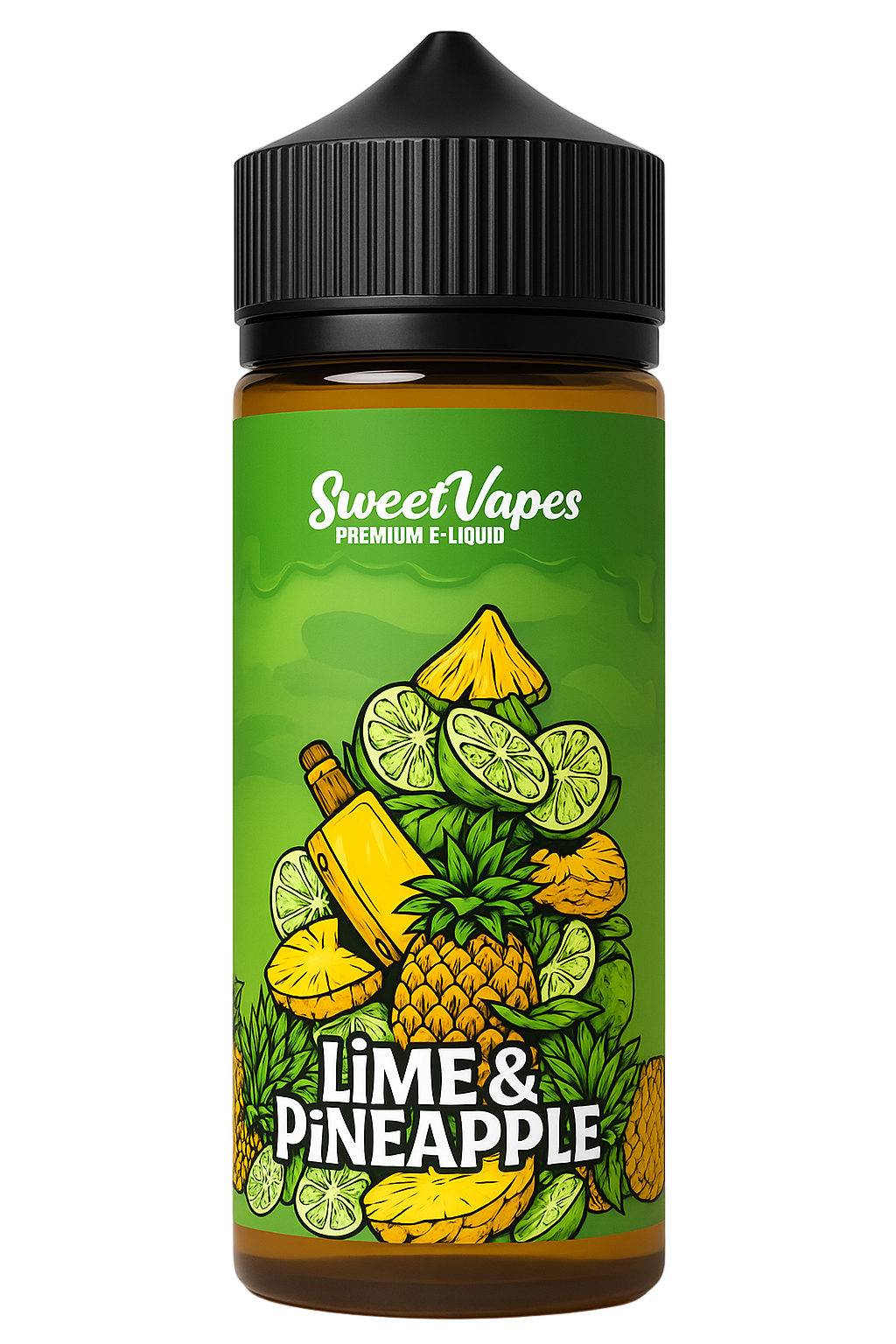 Sweet Vapes Lime & Pineapple - 100ml Short fill