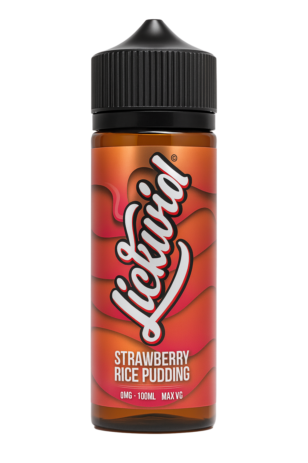 Lickwid Strawberry Rice Pudding- 100ml Short fill