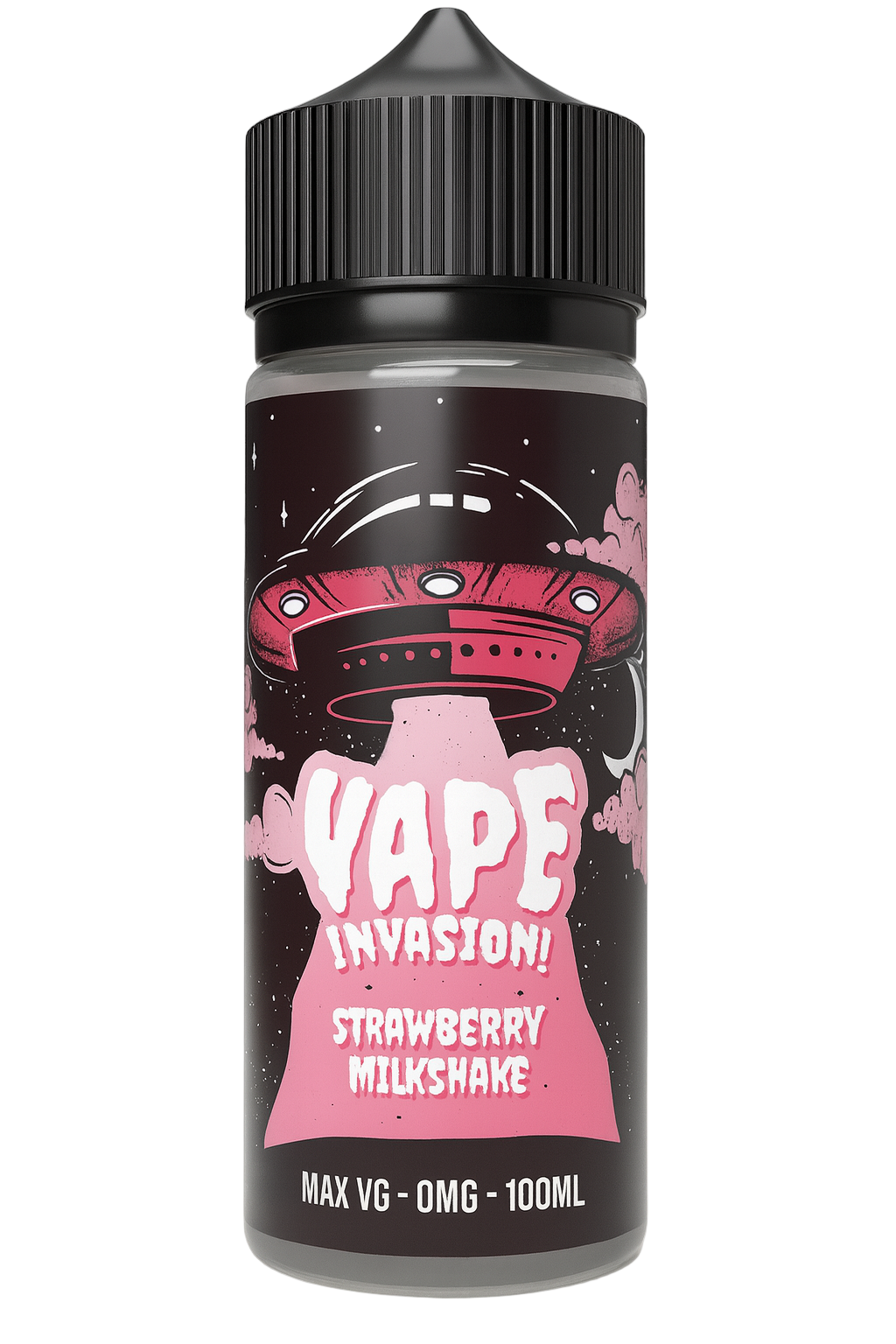 Vape Invasion Strawberry Milkshake- 100ml Short fill