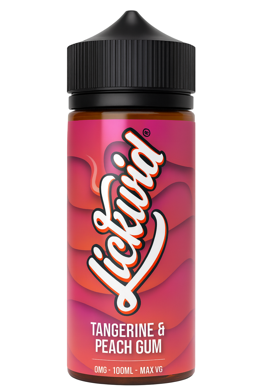 Lickwid Tangerine & Peach Gum- 100ml Short fill