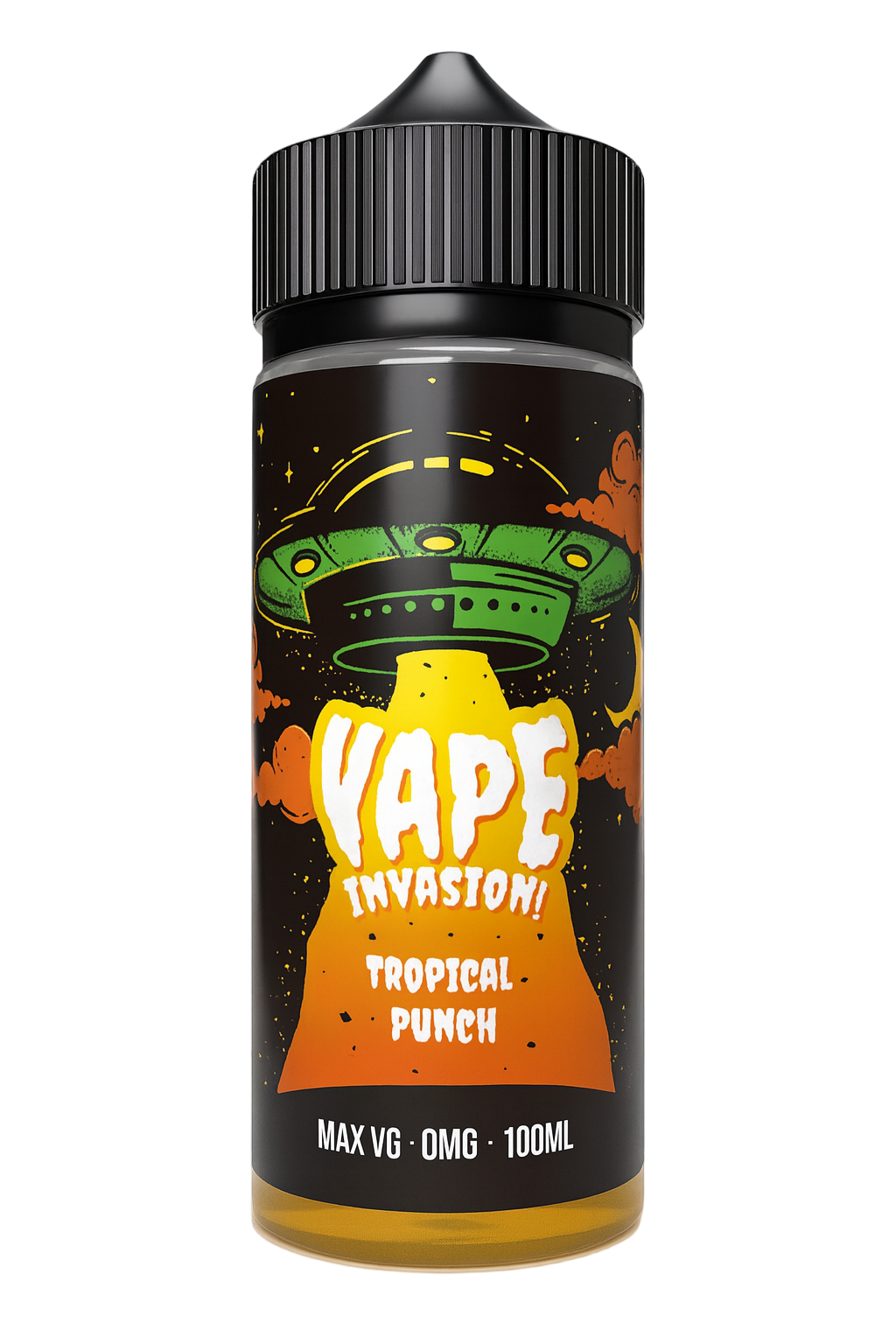 Vape Invasion Tropical Punch - 100ml Short fill