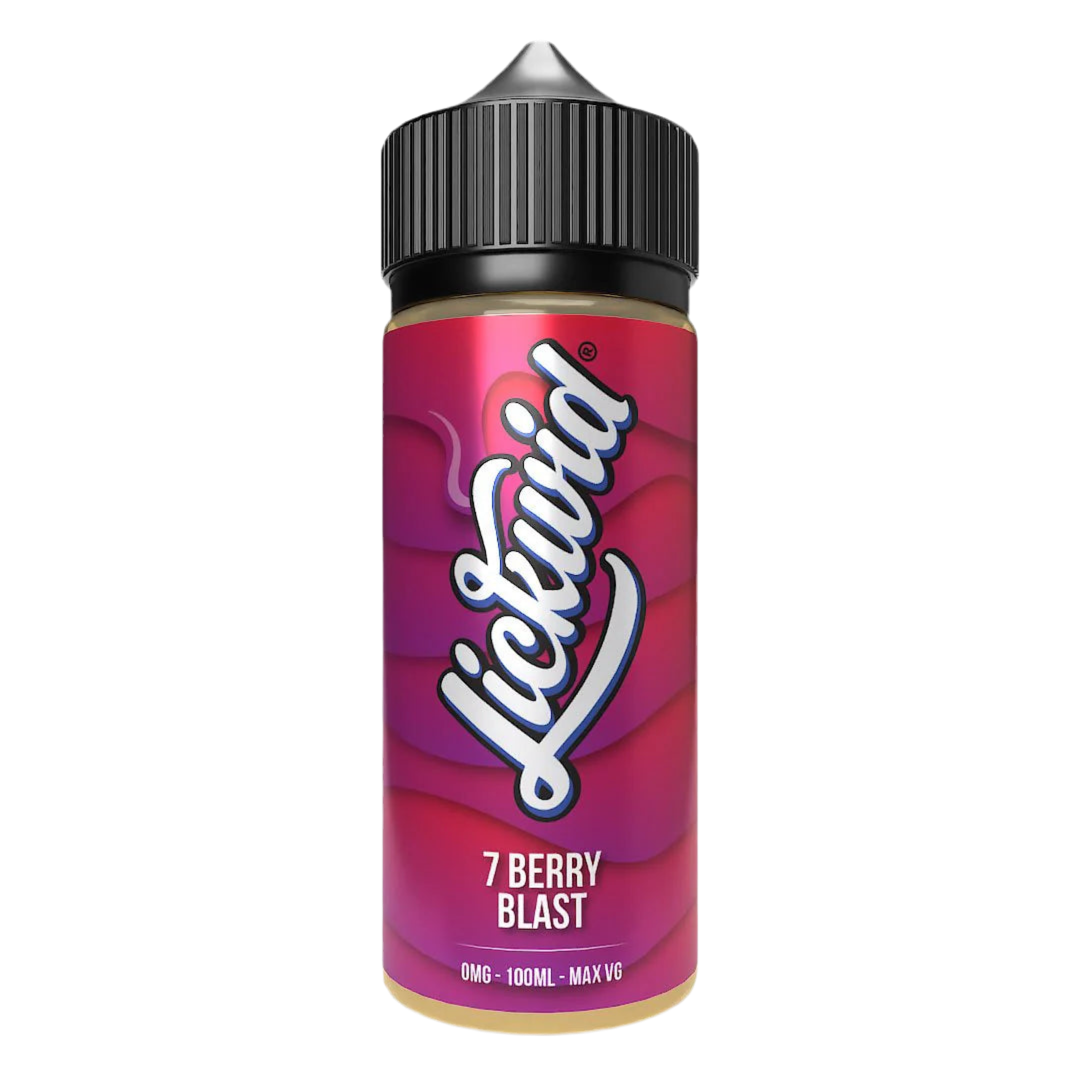 Lickwid 7 Berry Blast- 100ml Short fill