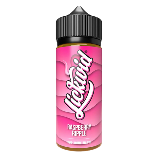 Lickwid Raspberry Ripple- 100ml Short fill