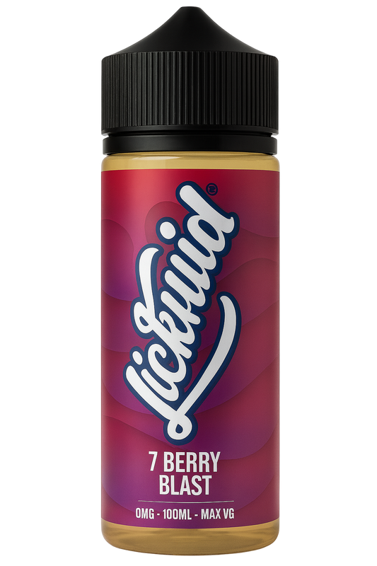 Lickwid 7 Berry Blast- 100ml Short fill