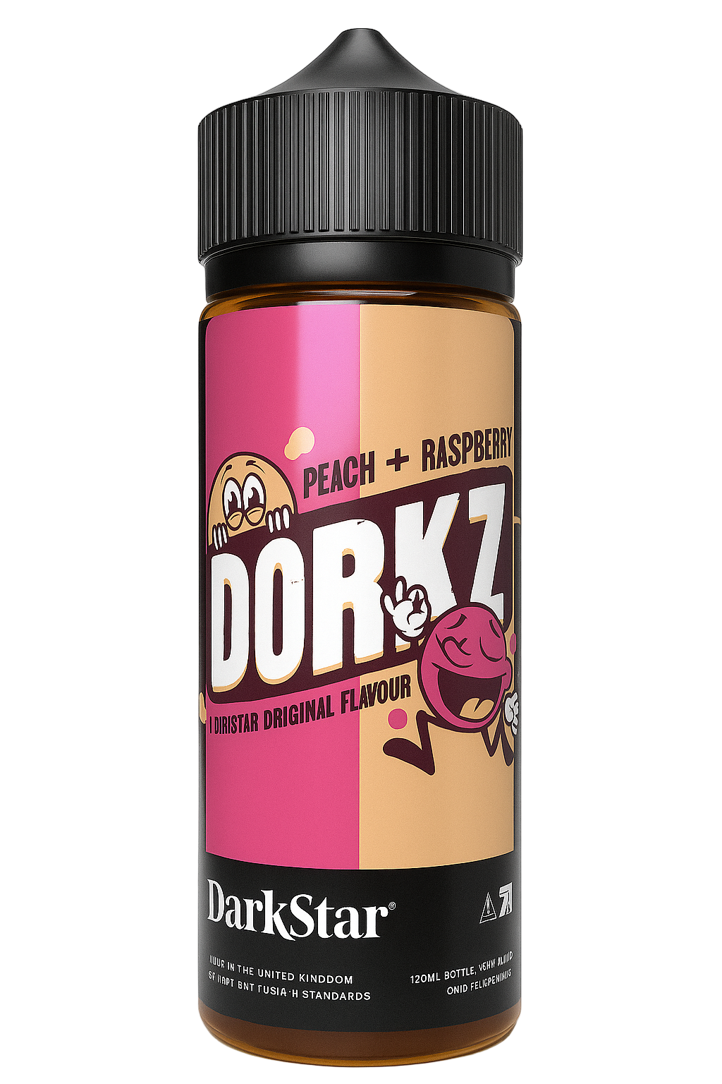 Darkstar Peach & Raspberry Dorkz - 100ml Short fill