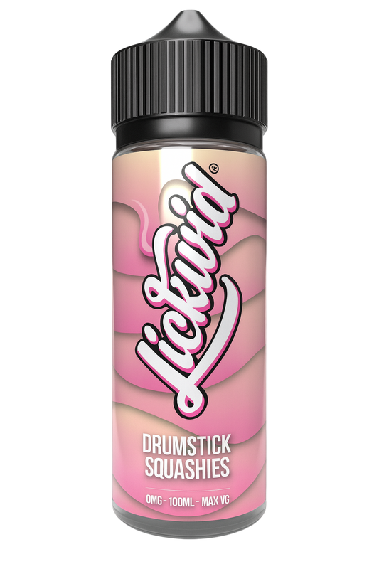 Lickwid Drumstick Squashies- 100ml Short fill