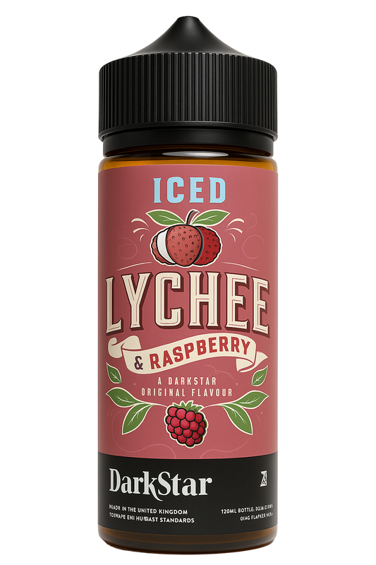 Darkstar Iced Lychee & Raspberry  - 100ml Short fill