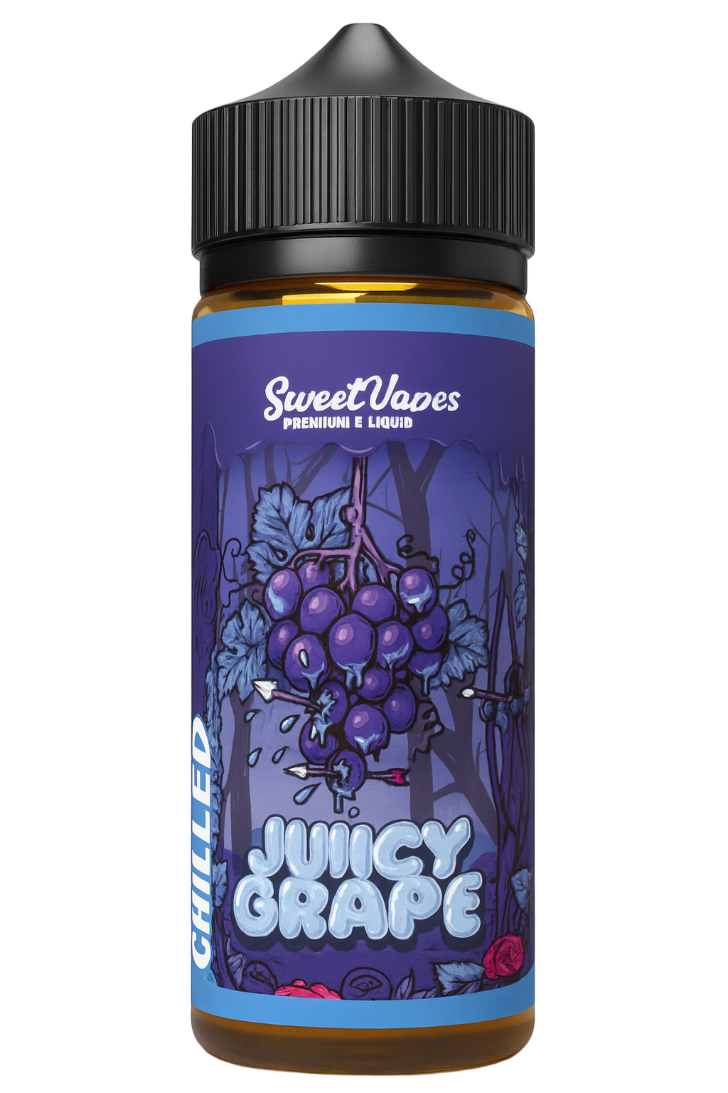 Sweet Vapes Juicy Grape Chilled - 100ml Short fill