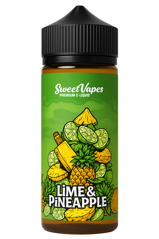 Sweet Vapes Lime & Pineapple - 100ml Short fill