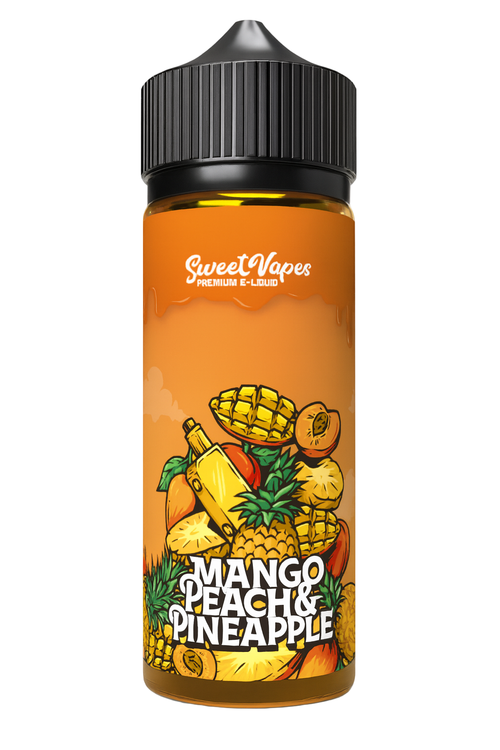 Sweet Vapes Mango, Peach & Pineapple - 100ml Short fill
