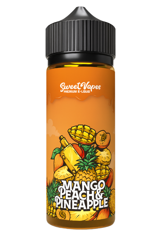 Sweet Vapes Mango, Peach & Pineapple - 100ml Short fill