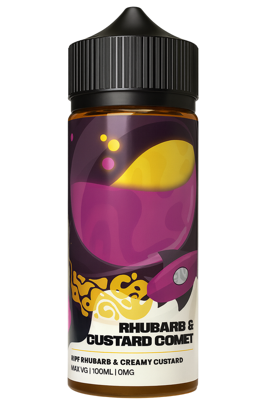 Cosmix Rhubarb & Custard Comet - 100ml Short fill