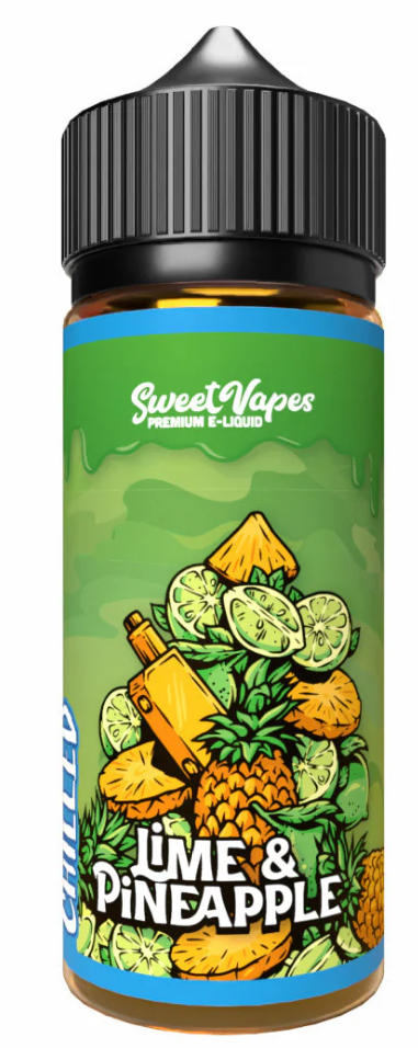 Sweet Vapes Lime & Pineapple Chilled- 100ml Short fill