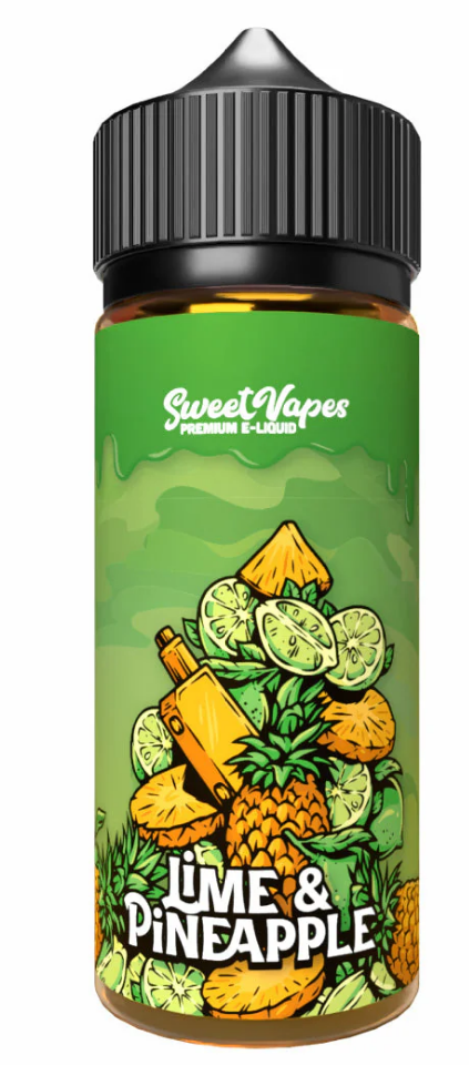Sweet Vapes Lime & Pineapple - 100ml Short fill