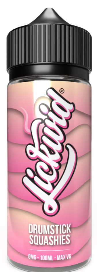 Lickwid Drumstick Squashies- 100ml Short fill