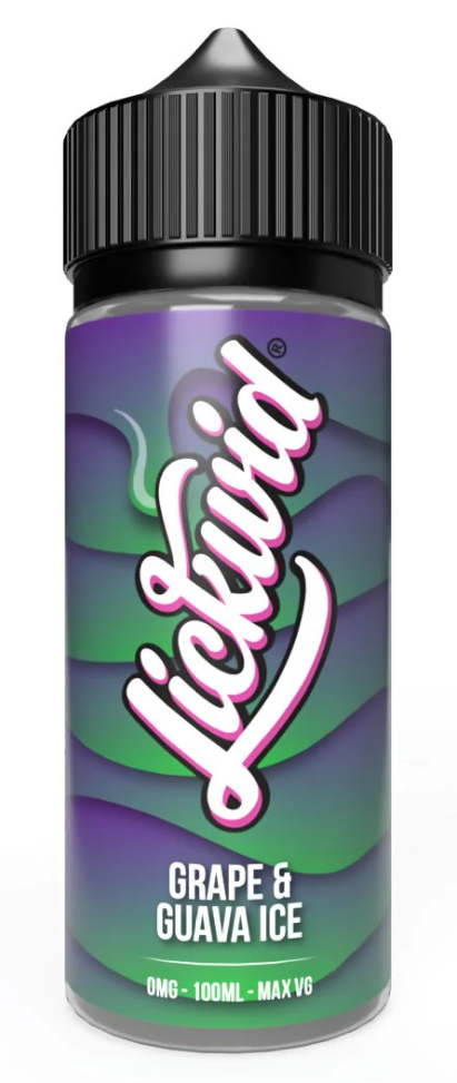 Lickwid Guava & Grape Ice- 100ml Short fill