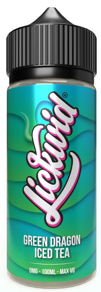 Lickwid Green Dragon Iced Tea- 100ml Short fill