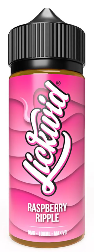 Lickwid Raspberry Ripple- 100ml Short fill