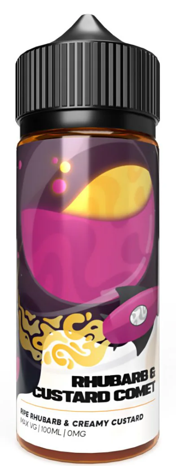 Cosmix Rhubarb & Custard Comet - 100ml Short fill