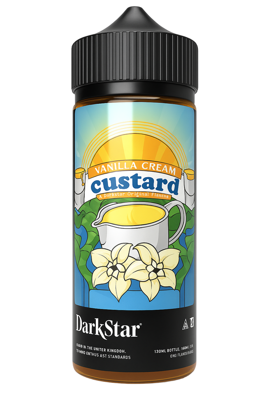 Darkstar Vanilla Cream Custard   - 100ml Short fill